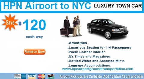 Hpn, Westchester County airport Town car services